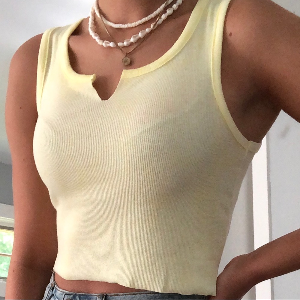 YELLOW TANK TOP